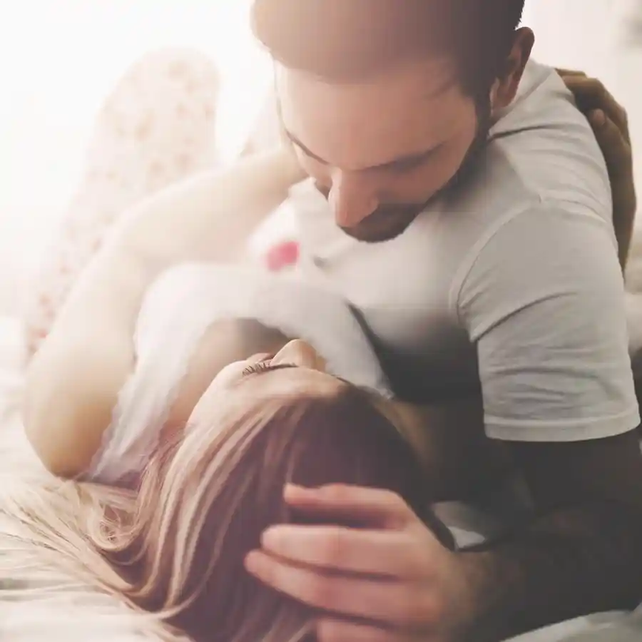 a couple experiencing relationship benefits in being open about chastity